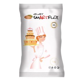   Smartflex Color Velvet Tortaburkoló-Fondant - Mandulás -  Fehér - 1kg