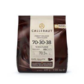   Callebaut belga étcsokoládé pasztilla 70.5%-os -70-30-38NV-400 g