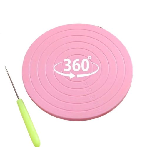 MIni 360 fokban forgatható tortadiszítő állvány