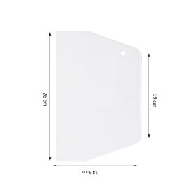   Műanyag habkártya-habsimító-trapéz alakú- extra nagy- 26 cmx14,5 cm