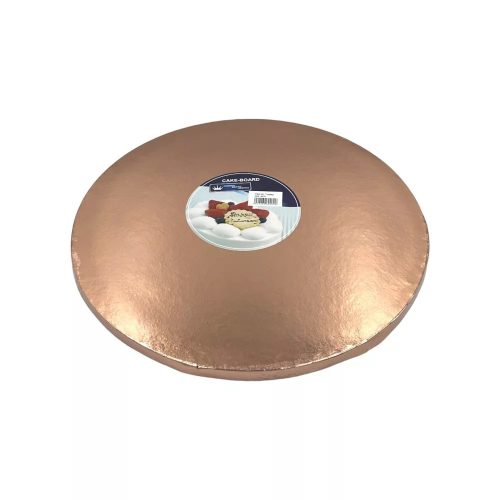 Tortadob/alátét-kerek-35cm vastag-1,2cmvastag-rose gold